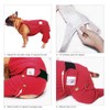 ICHOUE Female Dog Suspenders Pajamas with Diapers Washable Diaper Keeper