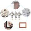 100Pcs Expanded Plasterboard Anchor Metal Drywall Anchor Kit High Strength