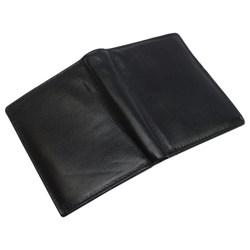 MARSHAL Genuine Leather RFID Signal Blocking Wallets For Men -