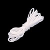 WedDecor 3mm Wide White Elastic Band Thin Ear Loop Strap