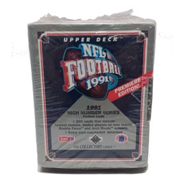 1991 - Juego de 200 piezas de fútbol de la serie de números altos de la cubierta superior