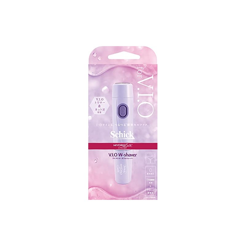Schick(シック) Hydro Silk V.I.O Double Shaver VIO Trimmer Delicate Purple