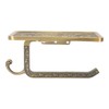 Toilet Paper Holder Multipurpose Retro Elegant Zinc Alloy Double Layer