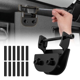 Forccord Sun Visor Repair Kit Fits for Jeep Wrangler Jk Jku 2007-2017 Car Visor Repair Tool Kit with 12 Pcs Repair Tubes Car Accessories