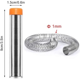 10 pieces solder 0.8 mm, solder lead free with rosin core, solder with flux 5 g, solder wire, soldering wire for repair and DIY of electronic electric soldering components