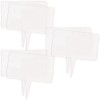 Clear Acrylic Write-On Food Label Picks (3.75" x 5.75") 6