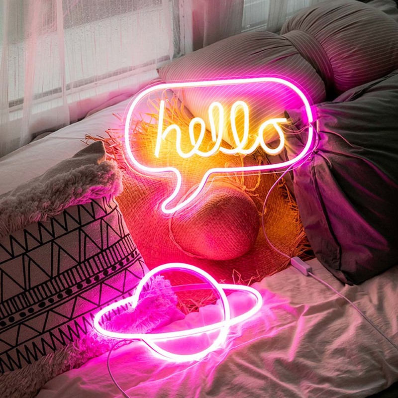 LED Hose Neon Lights Neon Sign Panel Lights Christmas Party