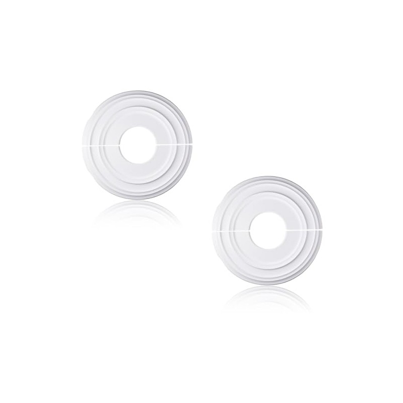 INCREWAY 2Pcs Split Lighting PU Ceiling Medallion Ceiling Cover Plate