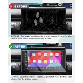 CDEFG 5Pcs for 2024 2025 2026 Lincoln Nautilus Screen Protector Tempered Glass for 2024-2026 Lincoln Nautilus Accessories 11.1" Navigation Display & Dashboard Dual Displays & Instrument Panel
