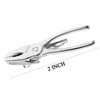 HAWSON Tie Clips for Men Unique with Pliers Pattern, Skinny