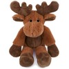 DolliBu Plush Moose Stuffed Animal - Soft Huggable Long Leg