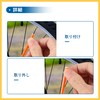 BULLSPANN 36 Pcs Orange Bicycle Reflector Reflective Version Durable ABS