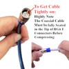 Gaobige Coax Cable Crimper Tool Kit, rg6 rg59 Coaxial Compression