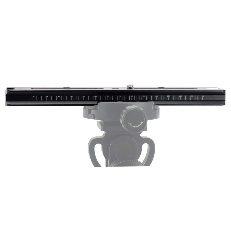 180mm Quick Release Plate with Double Arca Dovetails, Precision Rail