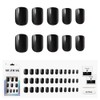 MUZMAK Reusable Press On Nails - Zet Black - Regular