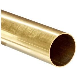 K&S 1146 Round Brass Tubes, 5/32" OD x 0.014" Wall x 36" Long, 5 Tubes, Made in USA