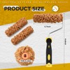Threlaco Paint Roller Kit 3 Pcs Texture Sponge Paint Rollers