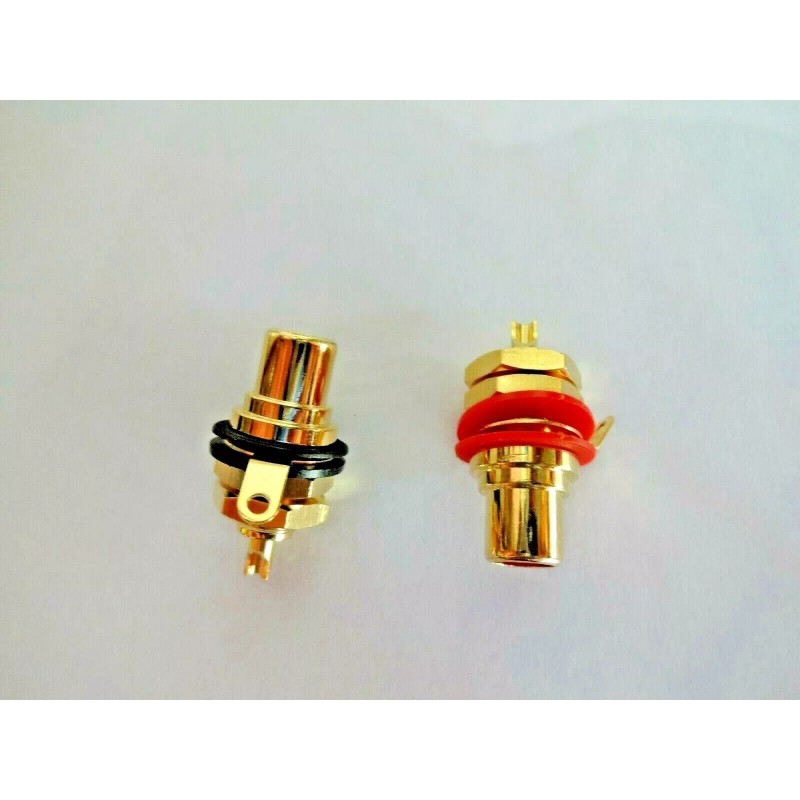 RCA GOLD PLATED RCA JACK SET FITS HAFLER PHASE LINEAR