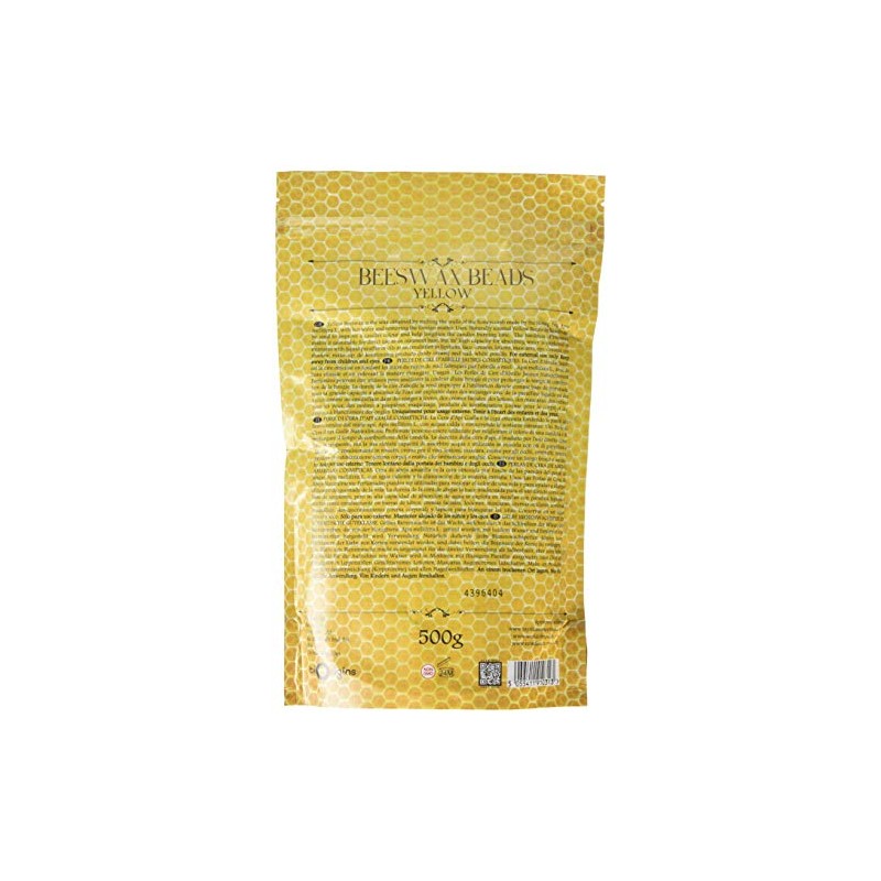 Mystic Moments Beeswax Beads Yellow Cosmetic Grade 500g | GMO