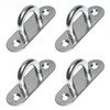PRIOstahl Mast Plate Eye Plate Oval with Bracket Mounting Hooks