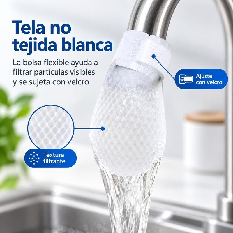 Filtro para Llave de Agua con 100 Pzas y 10