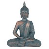 Stunning Blue Terracotta Buddha - 26cm (1 Pc.) - Unique,
