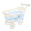 STOBOK Adorable Baby Shower Centerpiece, Mini Decorative Stroller Carriage Basket