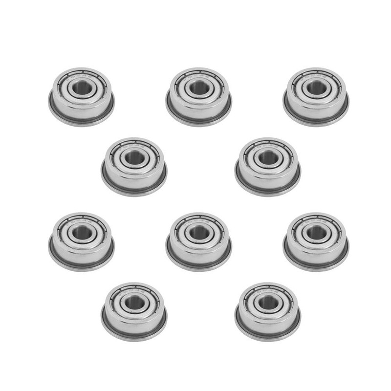 F624ZZ Double Shielded Miniature Flange Ball Bearings 4 x 13