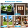 Noonkey Window Camera for Home Security - 3MP Ultra HD,