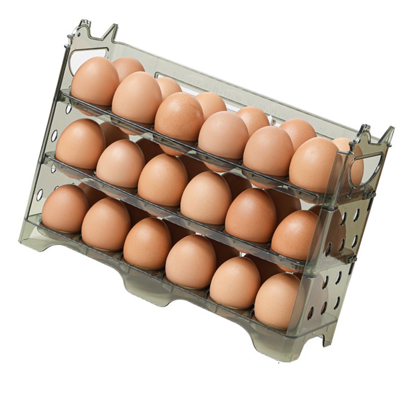 Refrigerator Side Door Egg Rack Multi Functional Anti Slip Flip