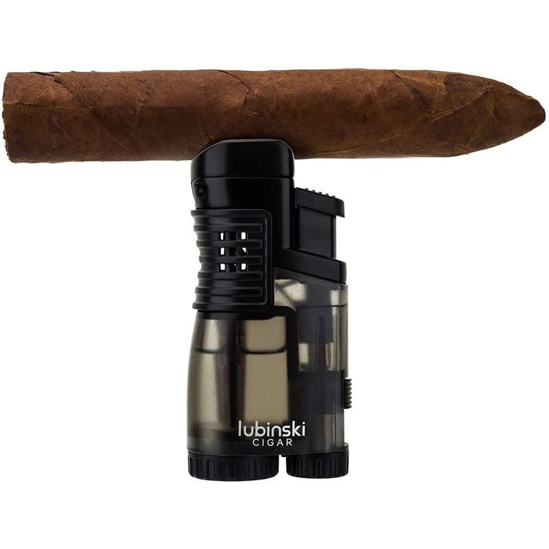 LUBINSKI Torch Lighter and Cutter Gift Set, Multifunction 3 Jet