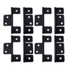 QCAA Flag Three Leaf 3-1/2" Bifold Shutter Hinge for Non-Mortise