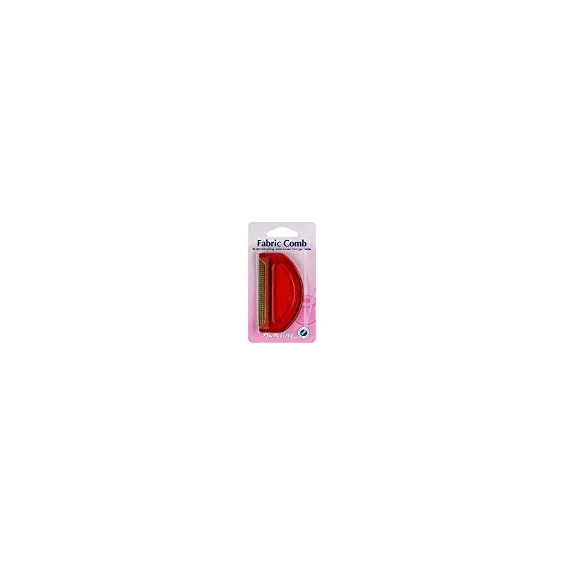 Hemline H890 | Plastic Toothed Fabric Comb | Remove Garment