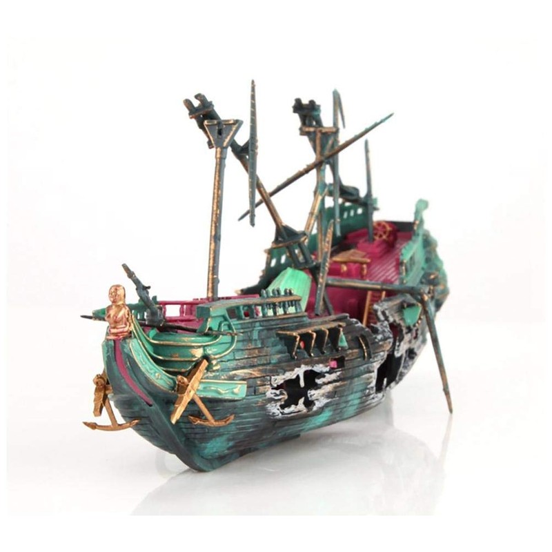 Srliya Aquarium Ornaments Ship 27 * 11 * 13 Aquarium