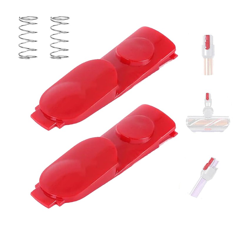 2Pcs Cleaner Head Clip Latch Tab Button, Replacement Parts for