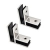 Glass Railing Clamp Stainless Steel 304- 90° Double Clamps for