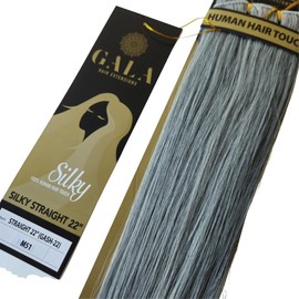Gala Silky Extension Cabello Lacia 100% Fibra Natural 22 Pulgadas (M51 Salt & Pepper)