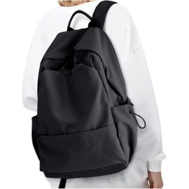 School Backpack Casual Daypack Black Bookbag…