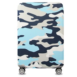 Bestja Elastic Dustproof Travel Luggage Suitcase Protective Cover Trolley Luggage Baggage Protector Case for 18"-32" Inch Luggage (XL, Camouflage 1)