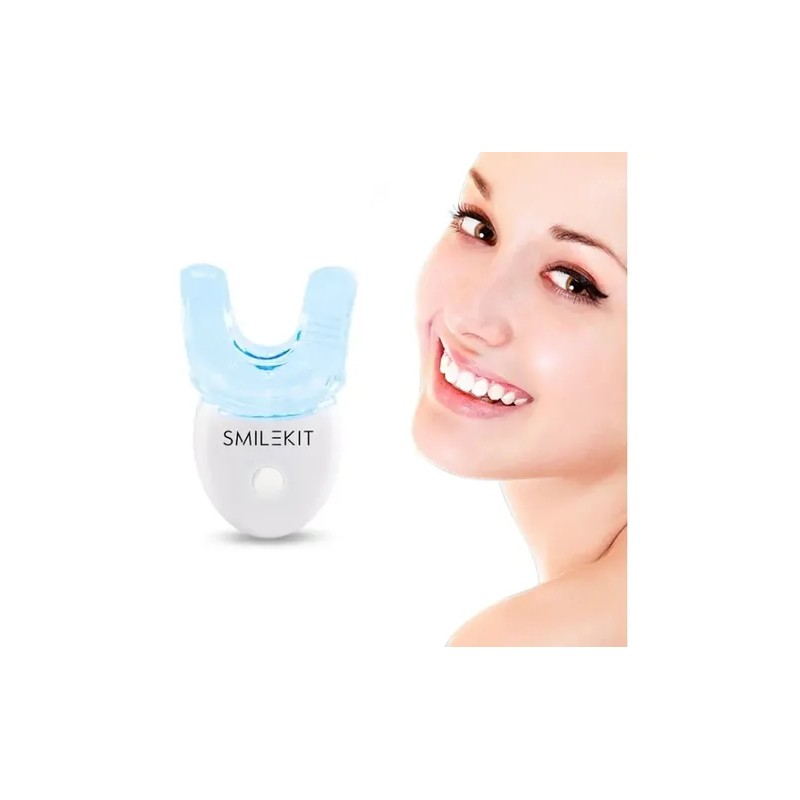 Kit Blanqueamiento Dental Smilekit Lampara Led Dientes Black