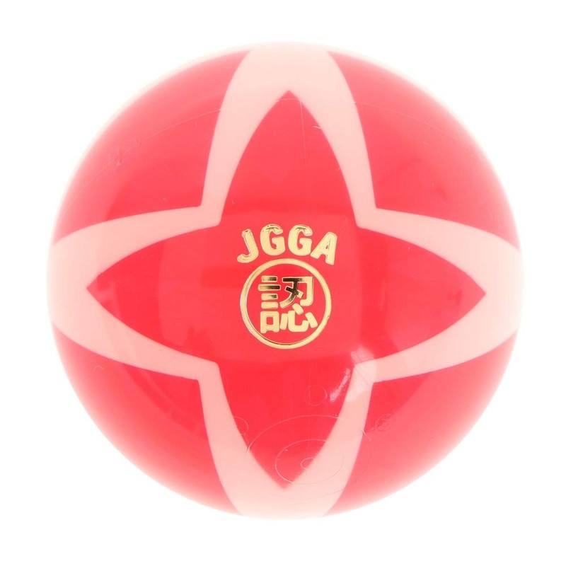 Hatachi BH3806 Ground Golf Ball, Airbraid Meteor, Red, Approx. 2.4