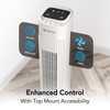 Comfort Zone 36-Inch Oscillating Tower Fan with Remote Control –