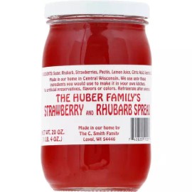 Huber Family Jams Pick Your Flavor 20oz Jar - Strawberry Rhubarb