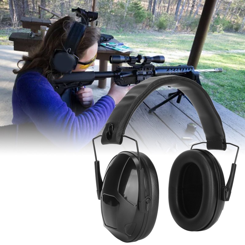 Ear Protection Earmuffs Folding Noise Cancelling NRR 31dB SNR 33dB