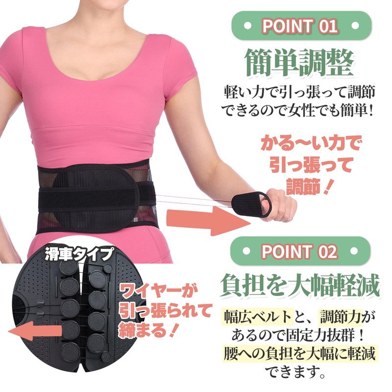 ＦＵＫＵＭＩＤＯ 腰椎コルセット 腰 コルセット 骨盤ベルト スポーツ 腰サポーター 加圧ベルト 骨盤 立ち仕事