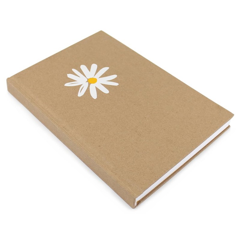 Fashion Stationery Notebook Notepad A5 Hardback Marble Bee or Daisy