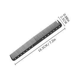 IERCZA Hairdressing Combs - 5 Anti-Static Carbon Fiber Hair Combs Hair Cutting Comb Wide Tooth Styling Comb Suitable for Home Use Unisex