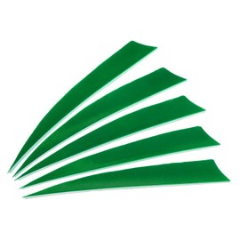 PATIKIL Arrows Vanes 50 Pack 5 Inch Arrow Turkey Feather Fletch Right Wing Fletching Green for DIY Target Shooting