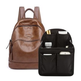 Bag-in-Bag, Inner Bag, Backpack, Vertical, A4, Freestanding, Lightweight, Women's, Men's, Bag in Bag, Nylon, (M)