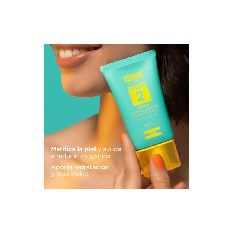 ISDIN Teen Skin Acniben Gel Crema, Tratamiento para el Acne